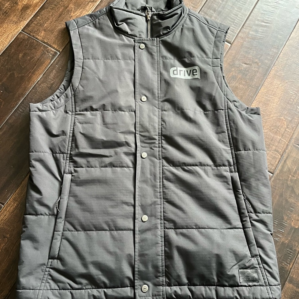Drive Gray Puffer Vest